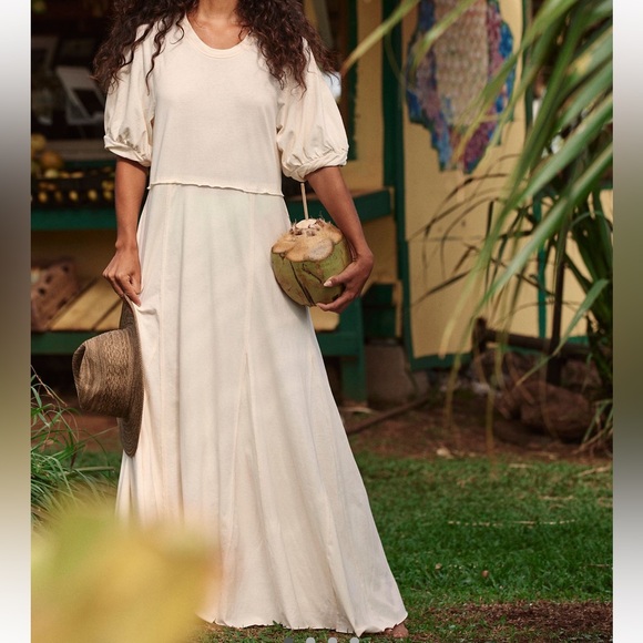 Free People Dresses & Skirts - Free People Brentwood Oversized Cotton Beachy Maxi Dress